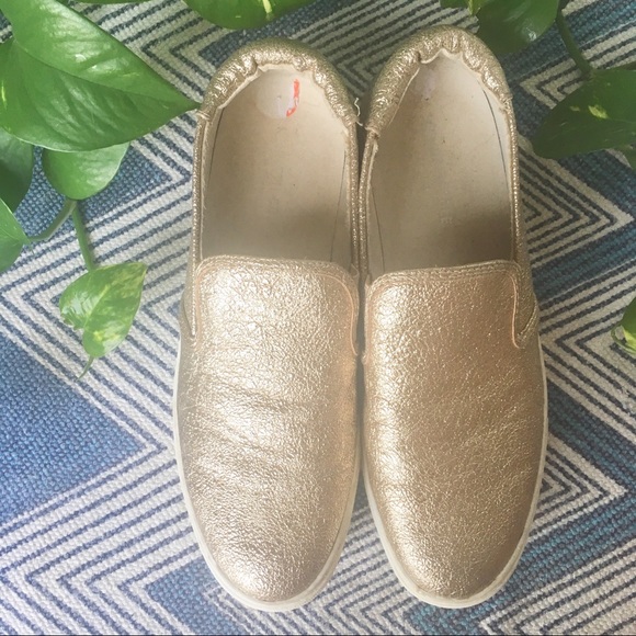 KENNETH COLE Rose Gold Platform Sneaker 9.5 - Picture 2 of 8